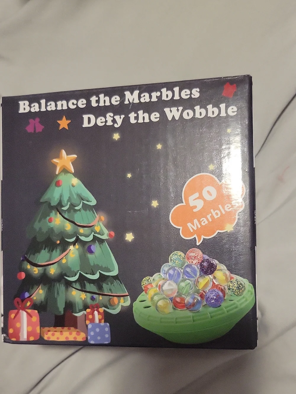 Balance the Marbles Game - Green Marble Wobble Toy
